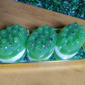Sabonete Massageador de maçã verde
